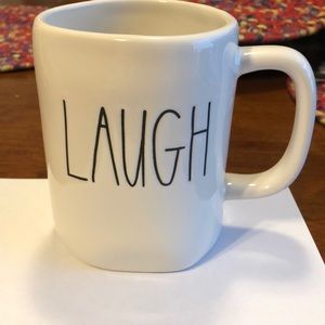 NWOT Rae Dunn LAUGH Coffee Cup
